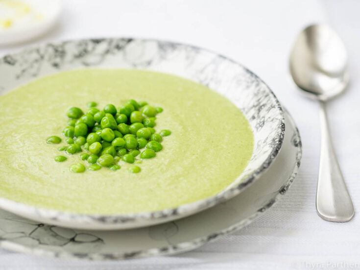 Kopfsalat-Suppe mit Erbsen - Suppenblog